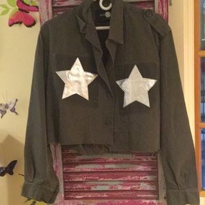 After Party Vintage Rosie Army Jacket NWT